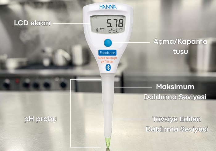 Hanna Ekmek ve Hamur pH Test Cihazı Detayları